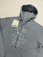 KENZO Festive Tiger Original hooded sweatshirt in blue. - Image 4