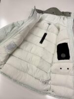 Stone Island 70333 Naslan Down -Tc- Hooded Parka in Mint Green -  Small / 23.5” p2p outer - Image 7