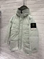Stone Island 70333 Naslan Down -Tc- Hooded Parka in Mint Green -  Small / 23.5” p2p outer - Image 11