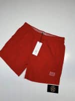 CP Company Mens Flatt nylon boxer swim shorts in red