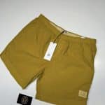 CP Company Mens Flatt nylon boxer swim shorts in Golden Yellow.
