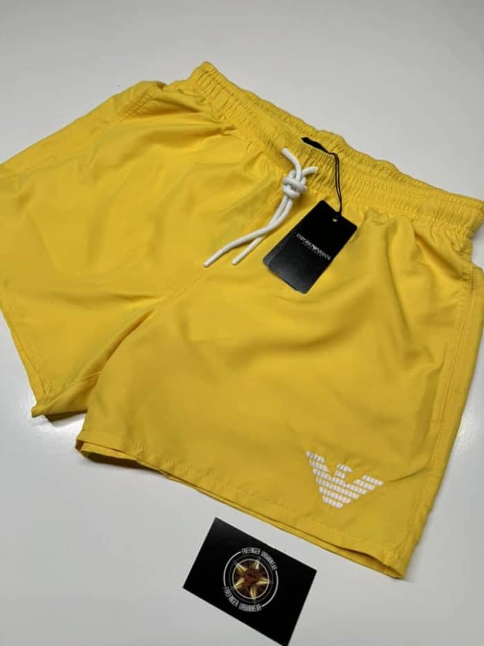 Emporio Armani 211752 swimwear Beachwear short - Yellow - Image 1