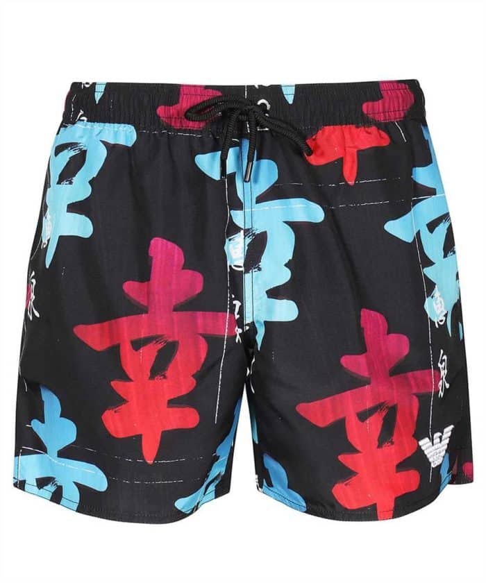 Emporio Armani 211740 3R440 WOVEN Swim shorts - Black - Image 2