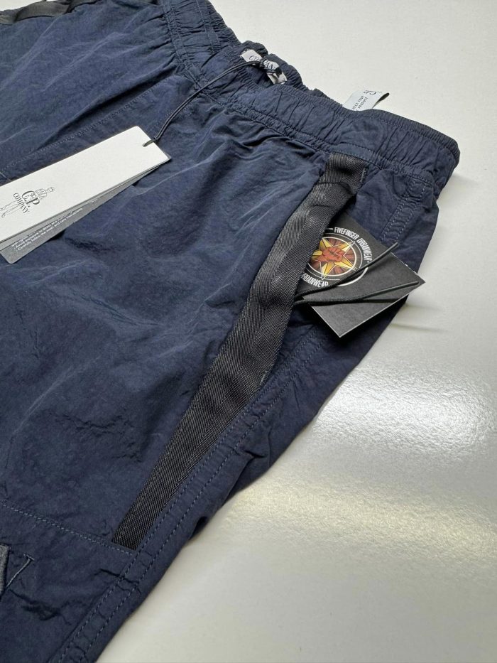 CP Company Mens 277A Flatt nylon boxer swim shorts in Navy - Image 3