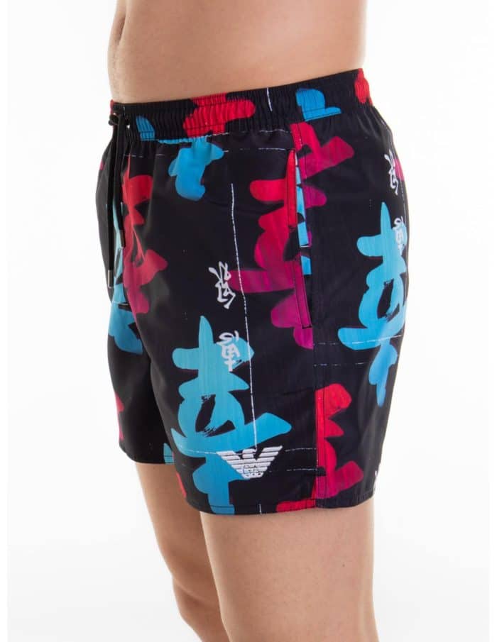 Emporio Armani 211740 3R440 WOVEN Swim shorts - Black - Image 7