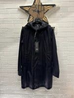 Emporio Armani X  C.P Company, cinquanta parka  Jacket in wool gum - Navy - Image 8