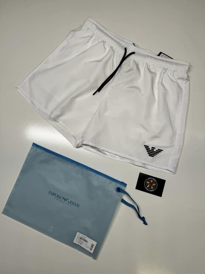 Emporio Armani 211752 swimwear Beachwear short -White - Image 2