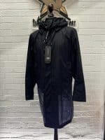 Emporio Armani X  C.P Company, cinquanta parka  Jacket in wool gum - Navy - Image 13