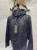 Emporio Armani X  C.P Company, cinquanta parka  Jacket in wool gum - Navy - Image 16