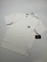CP Company Mercerized Jersey reg fit 30/2 twisted T-Shirt in white