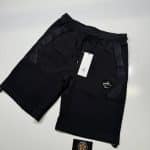 CP Company Light Fleece Bermuda Shorts In Black