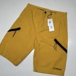 CP Company 269A  Bermuda Cargo shorts in Cotton rip- stop  - Golden Nugget Yellow