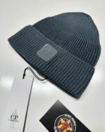 CP Company Metropolis Knit Beanie in grey - Image 4