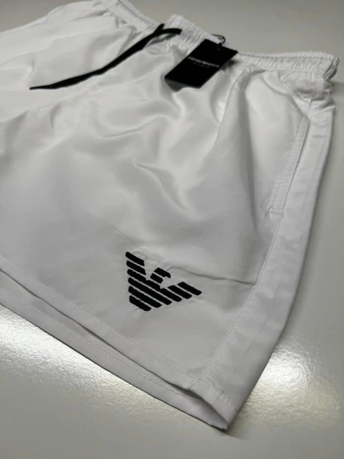 Emporio Armani 211752 swimwear Beachwear short -White - Image 3