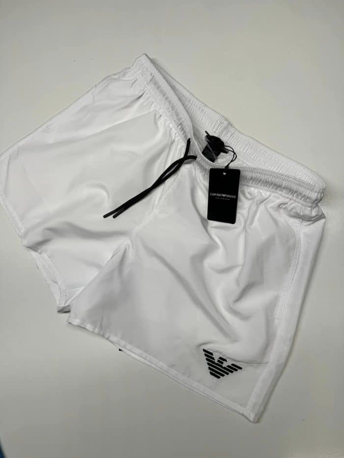 Emporio Armani 211752 swimwear Beachwear short -White - Image 4