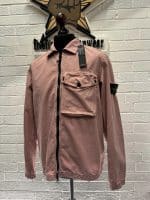 Stone Island 117WN T.Old Overshirt In Dusky Pink - Image 4