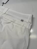CP Company 250A Bermuda Cargo Shorts in 50 fili stretch - White - Image 3