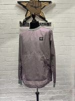 Stone Island 62434 Poly-colour Frame-tc Crewneck Sweatshirt in Purple- Large. / p2p 24” - Image 5