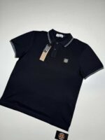Stone Island 2SC18 Polo Shirt in Black