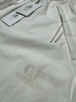 CP Company Dyshell Logo Shorts in White - Image 3