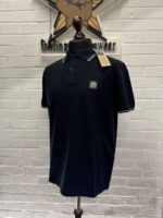 Stone Island 2SC18 Polo Shirt in Black - Image 3
