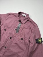 Stone Island 110WN T.co 'old' Overshirt in Wine - Large / 23.5” p2p - Image 2