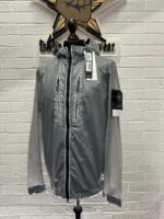Stone Island 43034 LUCIDO-TC_PACKABLE Hooded Jacket in Lucido-TC  - Grey - Large / p2p 23” - Image 8