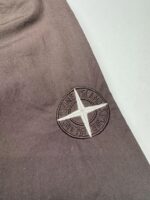 Stone Island 12501 Long sleeve shirt in lightweight cotton canvas - Dark Brown  -  Small / p2p 22” - Image 3