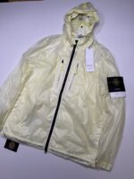 Stone Island 43034 Lucido-TC_Packable Hooded Jacket in Lucido-TC  - Lemon  /    Medium / p2p 22.5” - Image 2