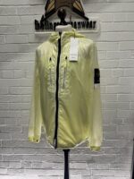 Stone Island 43034 Lucido-TC_Packable Hooded Jacket in Lucido-TC  - Lemon  /    Medium / p2p 22.5” - Image 5
