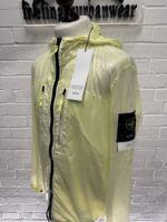 Stone Island 43034 Lucido-TC_Packable Hooded Jacket in Lucido-TC  - Lemon  /    Medium / p2p 22.5” - Image 9