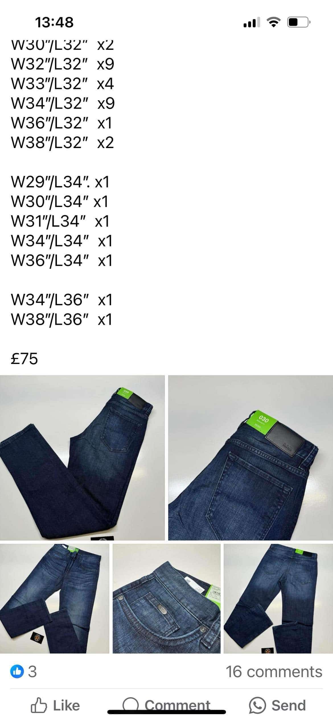 img_3502 Boss jeans x 2 pairs / w36”/L32” - Image 1