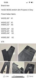 Boss jeans x 2 pairs   / w36”/L32” - Image 2