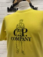 CP Company Jersey 1020 T-Shirt in Yellow. - Image 2