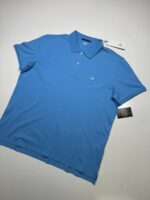 C.P Company Regular Fit Stretch Piquet Polo Shirt in Blue - Xs / P2p 19"