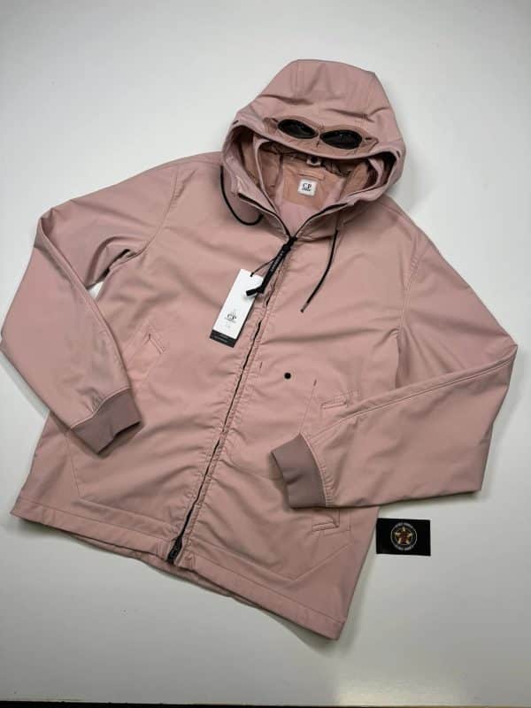 CP Company GD Shell Goggle Jacket in Warm Rose - Fivefinger