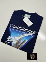 Casablanca 'Aiiiiiir' T-Shirt In Navy Blue - Image 2