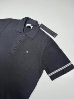 Stone Island 526B2 Short sleeve Polo knit in soft cotton -  Dk Grey - Image 3