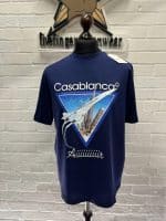 Casablanca 'Aiiiiiir' T-Shirt In Navy Blue - Image 3
