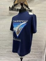 Casablanca 'Aiiiiiir' T-Shirt In Navy Blue - Image 4