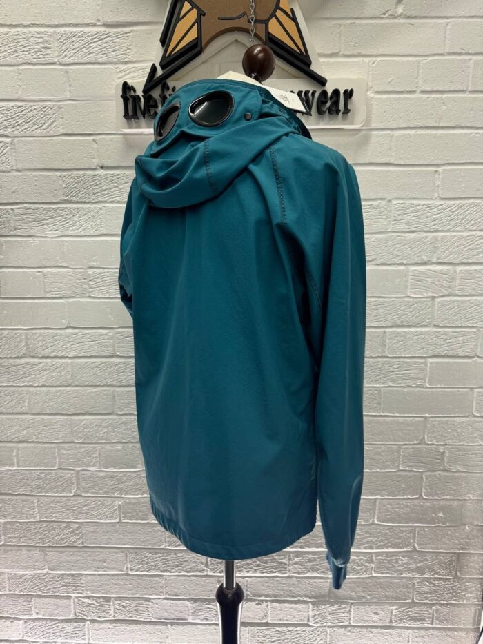 CP Company GD Shell Goggle Jacket in Petrol Blue - Image 9