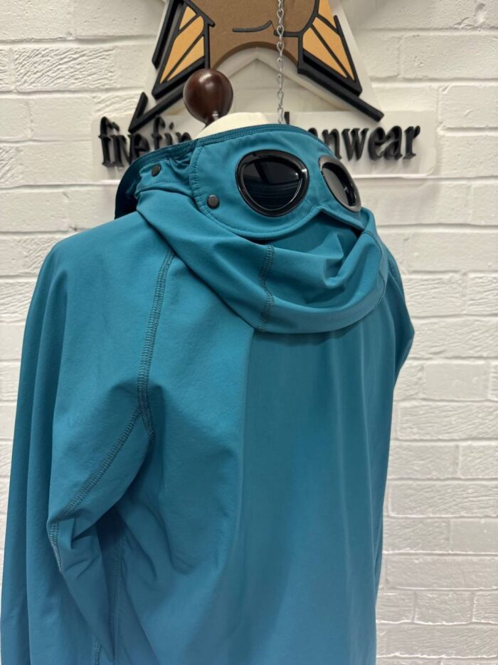 CP Company GD Shell Goggle Jacket in Petrol Blue - Image 5