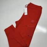 CP Company Diagonal Raised Fleece Metropolis  Sweatpants in Red