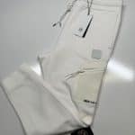 CP Company Diagonal Raised Fleece Metropolis  Sweatpants in White.