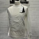 C.P. Company Dyshell Crew Sweatshirt in White - Xs  / 20.5” P2p