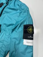 Stone Island 42323 Membrana 3l Tc Twin Zip Funnel Neck Jacket in Turquoise - Image 2