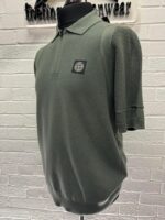 533B4 Stone Island Short-sleeve Polo Knit in Green - Image 6