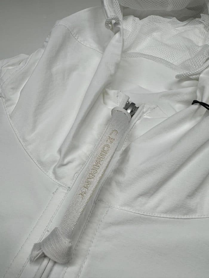 C.P. Company Dyshell Hooded Jacket in White - Image 4