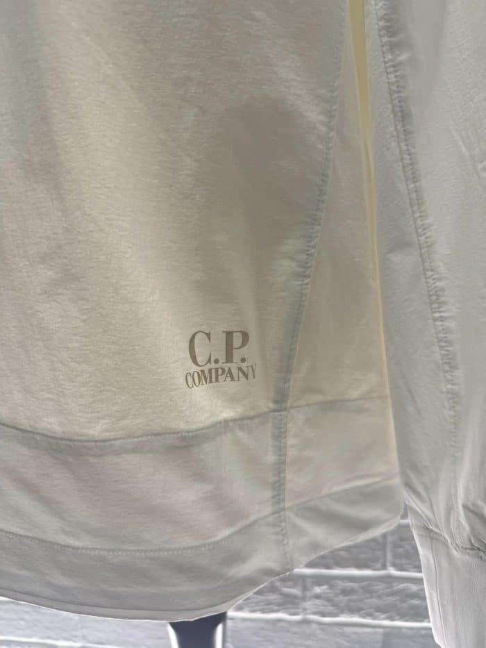 C.P. Company Dyshell Hooded Jacket in White - Image 9