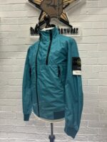 Stone Island 42323 Membrana 3l Tc Twin Zip Funnel Neck Jacket in Turquoise - Image 8